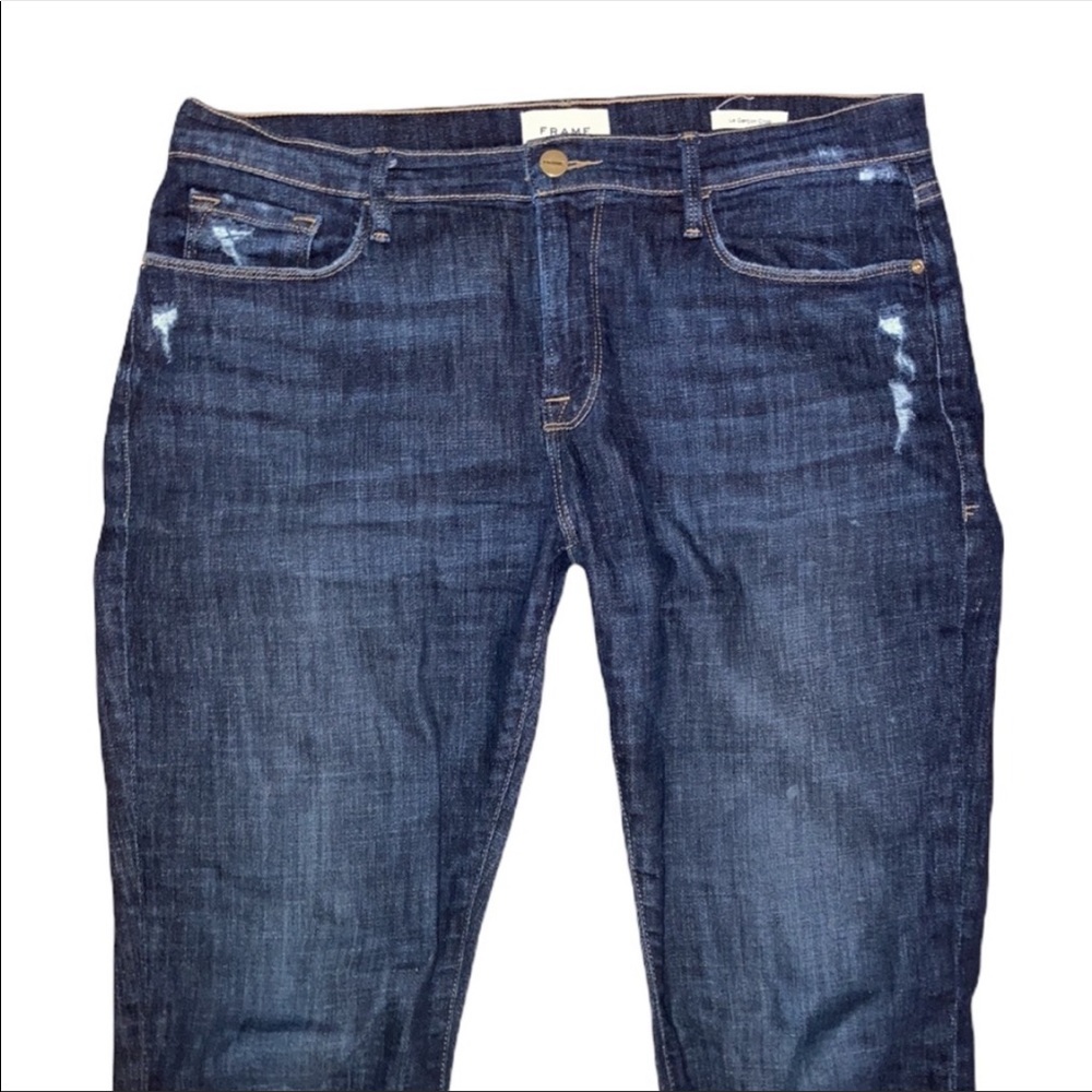 Frame Denim Le Garcon Crop Straight Leg Jeans Size 30